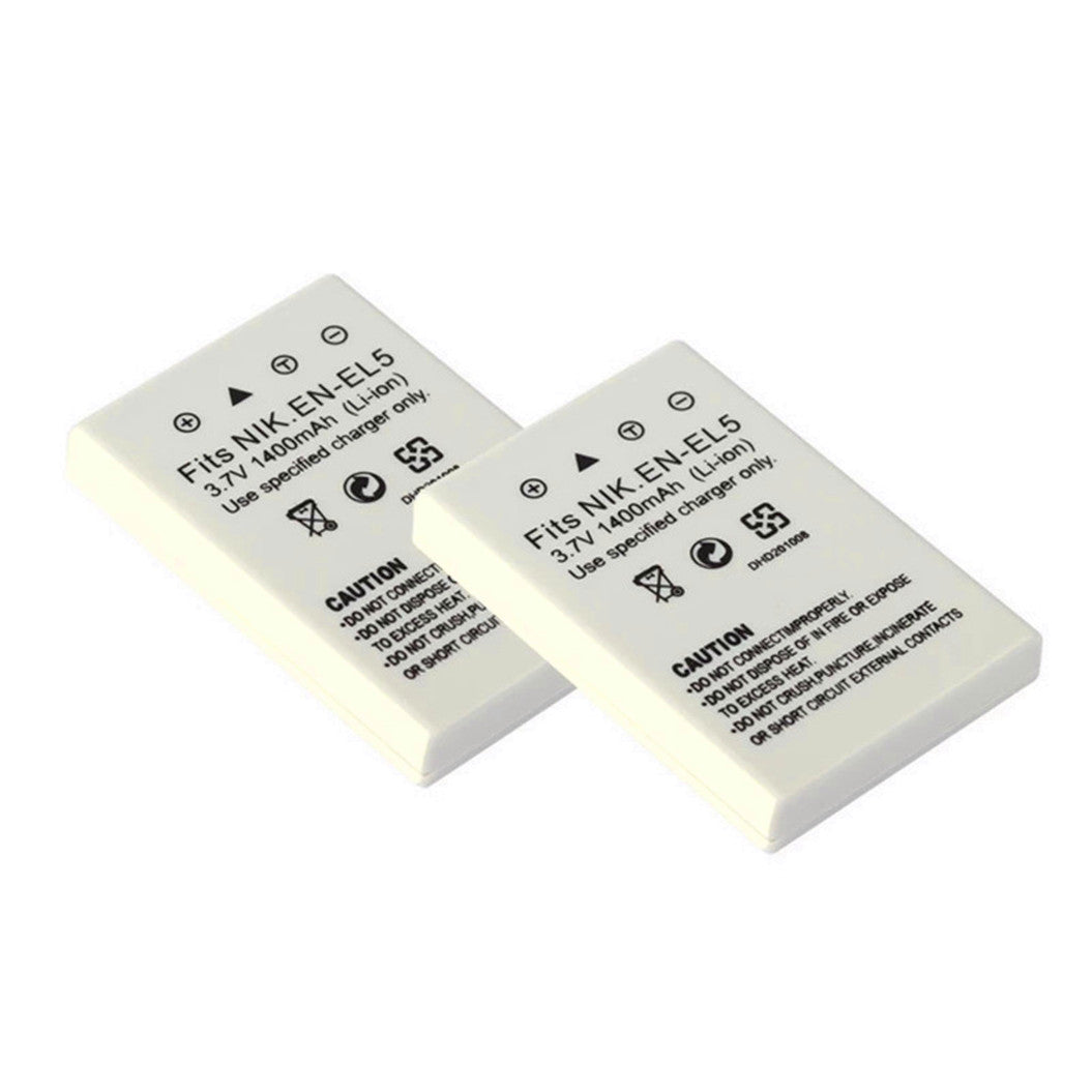 3.7v 1400mAh EN-EL5 lithium-ion battery for Nikon Coolpix p90 530 p5000 p6000