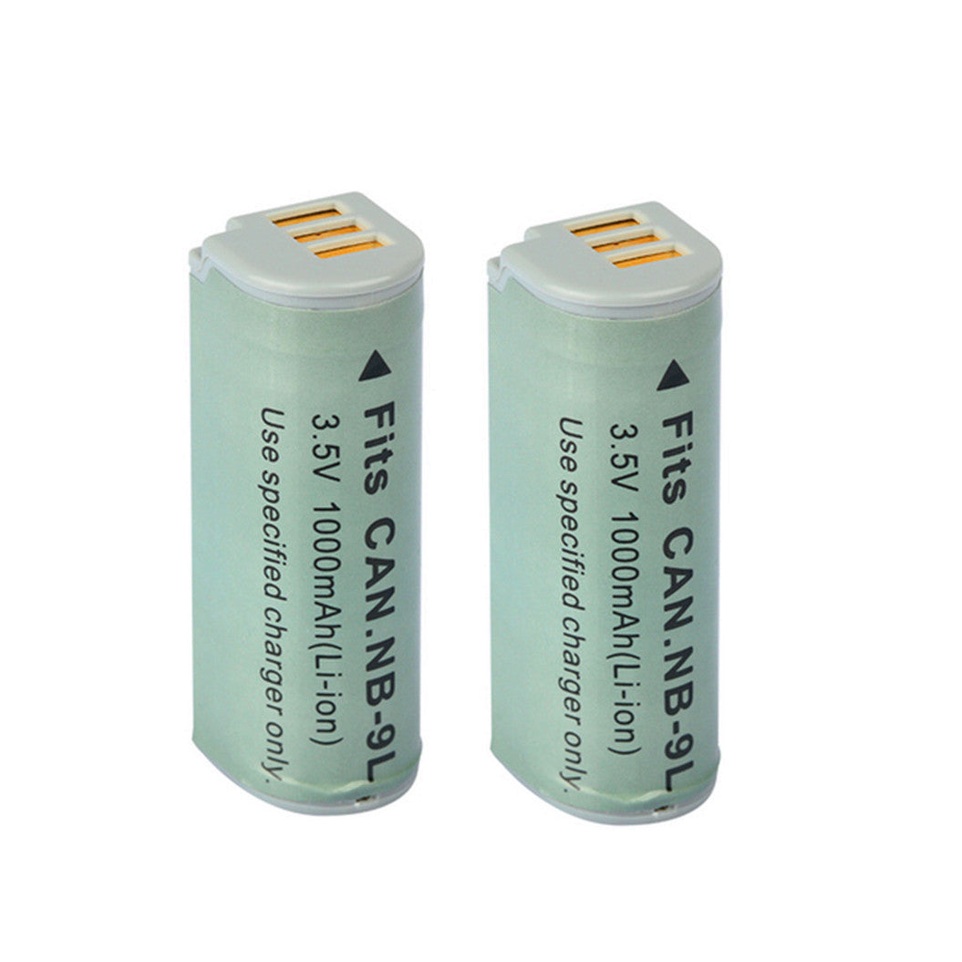 2 pieces 3.5v 1000mah NB- 9L lithium-ion battery for NB9L NB 9L Canon Elph 510 530 hs Powershot n SD4500 510 hs 50s