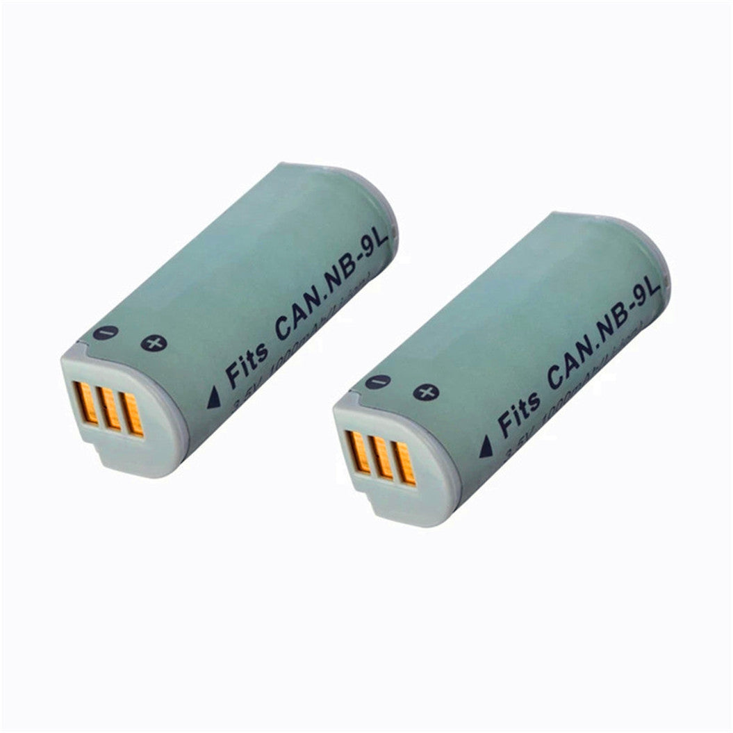 2 pieces 3.5v 1000mah NB- 9L lithium-ion battery for NB9L NB 9L Canon Elph 510 530 hs Powershot n SD4500 510 hs 50s