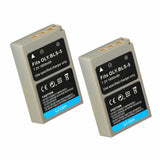 2PCS 7.2v 1800mah lithium battery for  omdem10, pen e pl7, e pm2 stylus1