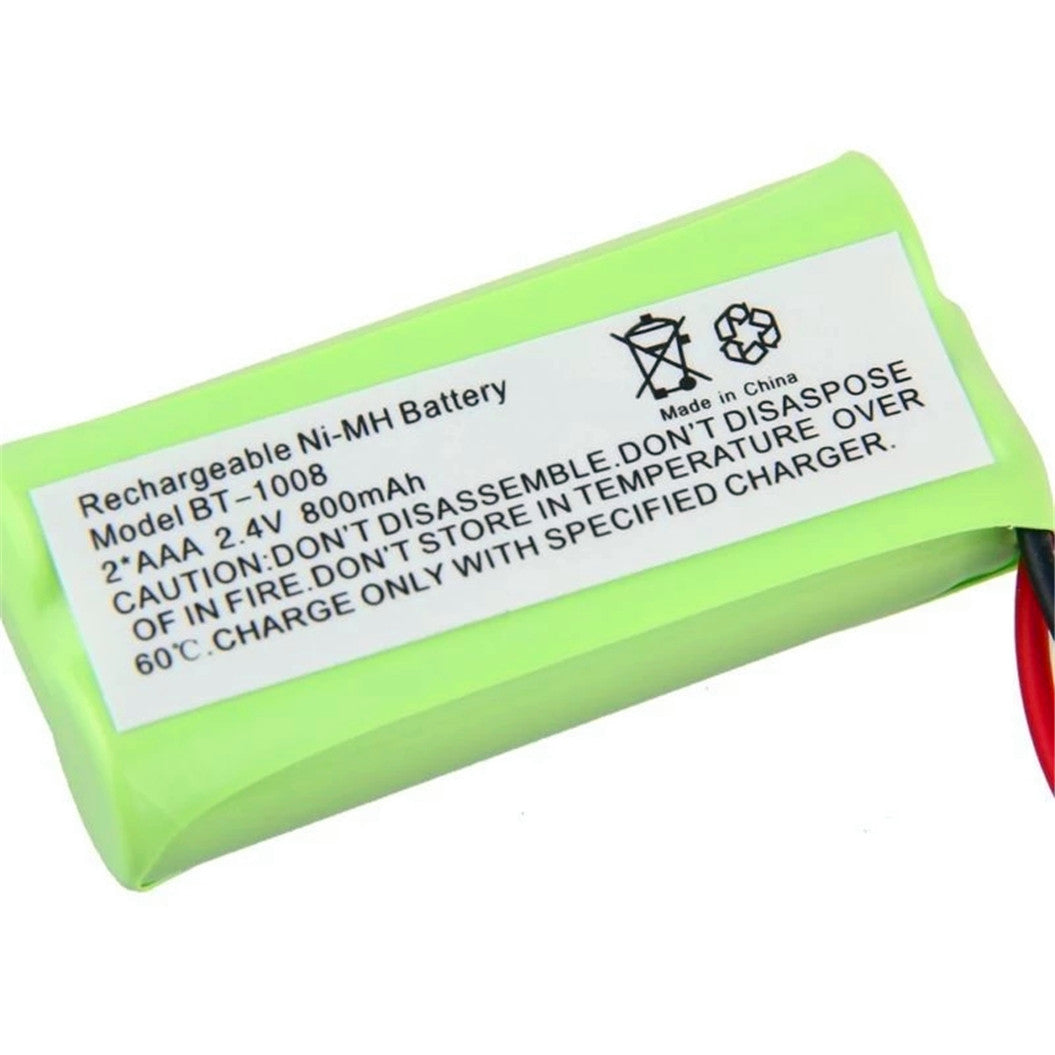 5개입 2.4V 800mAh Ni-MH 배터리 Uniden BT-1008 BT-1016 BT-1021 BT-1025 BT1021용