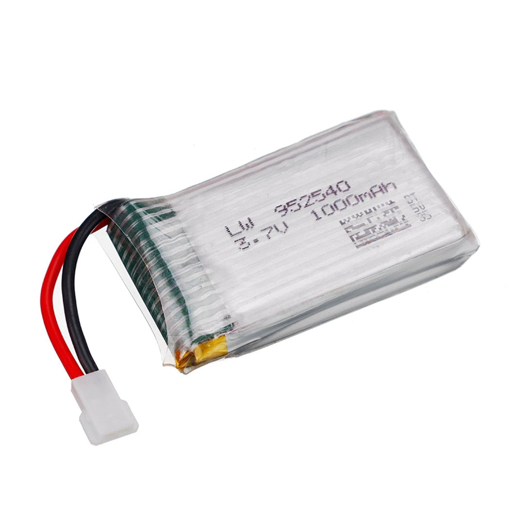 Lot de 5 batteries Lipo 3,7 V 1000 mAh 25 C 952540 pour quadricoptère Syma X5 X5S H5C CX-30W RC