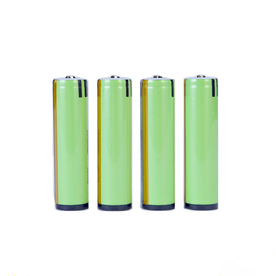 4개입 3.7V 3400mAh 보호 회로 충전식 18650 리튬 이온 배터리