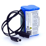 LiitoKala Protect Li-ion Battery 7.4V 5200mAh 8.4V 18650 bike lights Head lamp special battery pack DC 5.5 * 2.1mm