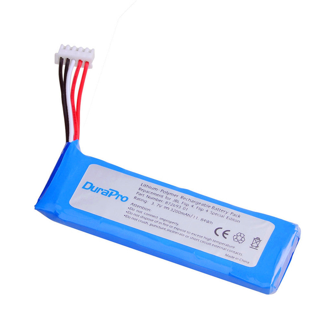 3.7V 3200mAh バッテリー GSP872693 JBL スピーカー Flip 4、Flip 4 Special Edition 用