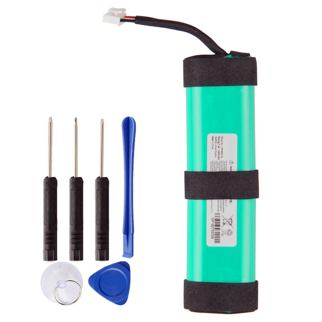 Batterie d'origine pour enceinte audio bluetooth extérieure Batterie de remplacement 5200mAh 38.48 Wh 7.4V + outils