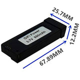 2pcs 3.7 V 850 mAh LiPo battery for each E58 JY019 GD88 L800 S168 RC quadcopter drone battery with USB charger