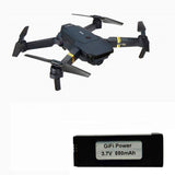 2pcs 3.7 V 850 mAh LiPo battery for each E58 JY019 GD88 L800 S168 RC quadcopter drone battery with USB charger