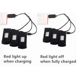 2pcs 3.7 V 850 mAh LiPo battery for each E58 JY019 GD88 L800 S168 RC quadcopter drone battery with USB charger