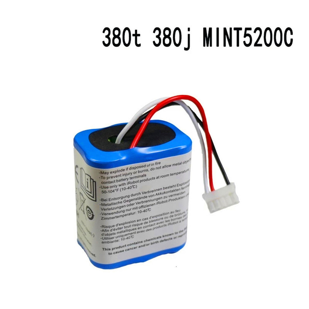 7.2 V 2500mAh Ni-MH battery for iRobot Roomba Braava 380 380T Mint 5200c