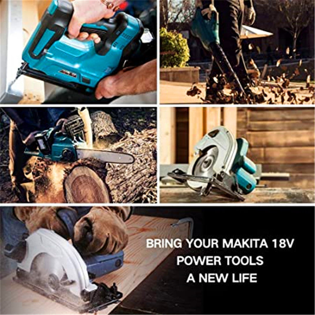 4 peças de bateria Li-Ion 18V 6.0Ah BL1860 para Makita BL1850B BL1850 BL1860B BL1840