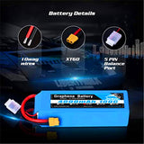 14.8V 4000mAh battery with XT60 and Deans T connector for airplane, multi-rotor, car, truck, boat