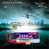 11.1V 2200mAh LiPo battery with XT60 connector for RC Quadcopter Drone FPV，LOSI, Team Associated, HPI, Tamiya, Kyosho