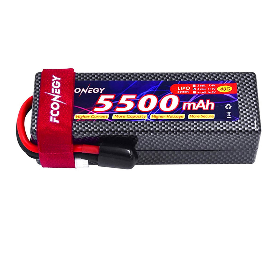 11.1V 5500mAh LiPo battery with Deans T connector for RC car boat，HPI, Tamiya, Kyosho brands