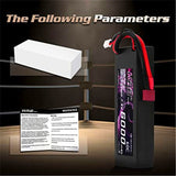 6000 mAh Lipo battery 7.4V 60C 2S with female T-connector Battery for RC Car Airplane Helicopter