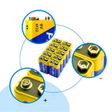 10pcs X PKCELL 9v thermometer battery Carbon Zinc Super Heavy Duty Batteries 6F22 mn1604 240min pp3 9v