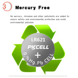 200pcs / 20 card AG1 1.5V Button Battery Alkaline Coin Cell Batteries For Clock ag1 364 sr621 sr60 sr60l batteries