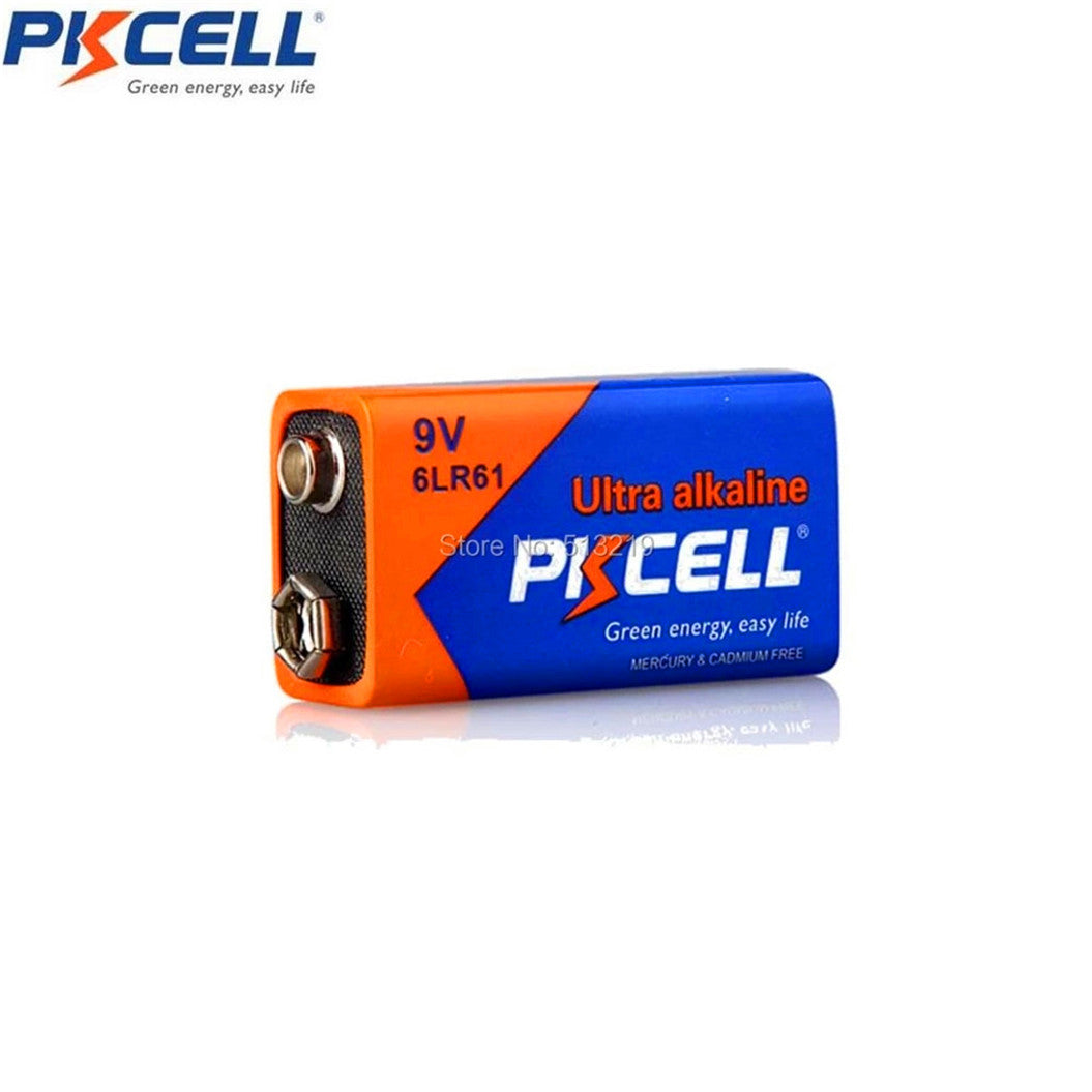 12Pcs 9V 6LR61 GP1604G-S1 Alkaline Dry battery for Digital cameras, MD, CD, MP3, remote control, electric razors
