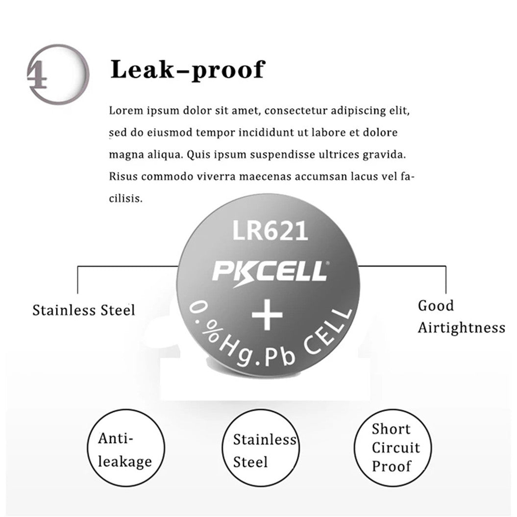 100 pieces AG1 1.5 V LR60 SR621 SR621SW 164 364A battery for Balls,eggs, watches, calculators