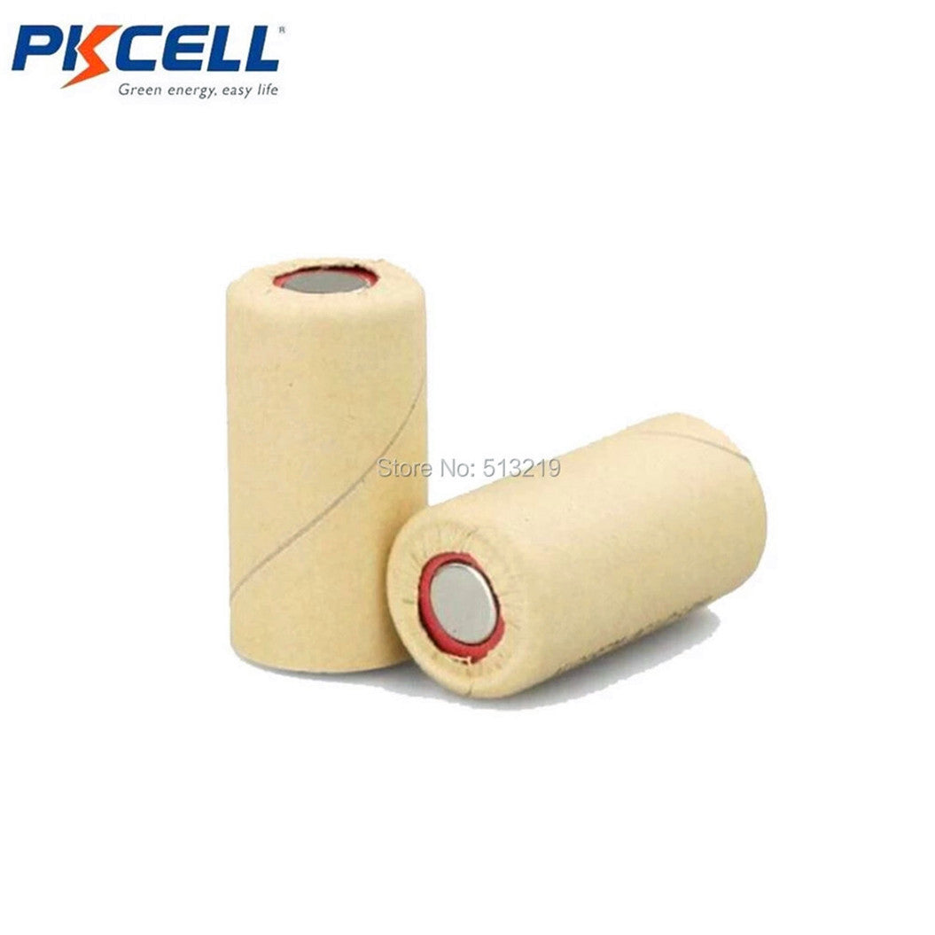 30 Peças Bateria Recarregável 2200mAh 1.2V NiCd Sub C para Ferramentas Elétricas - Envolta em Papel (Topo Plano) 10C Alta Descarga SC
