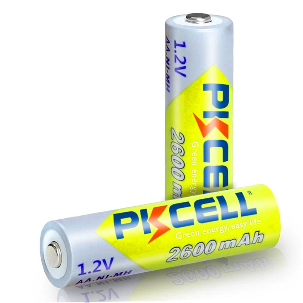 12개입 1.2V 2600mAh Ni-MH AA 배터리 (디지털 카메라, 휴대용 비디오, 게임, 손전등용)