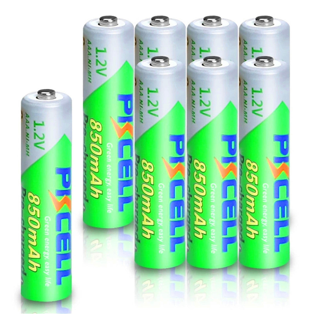 12 peças de Bateria Ni-Mh AAA 1.2V 850mAh para Câmera Digital, Vídeo Portátil, Jogos, Lanterna, Controle Remoto, Brinquedos