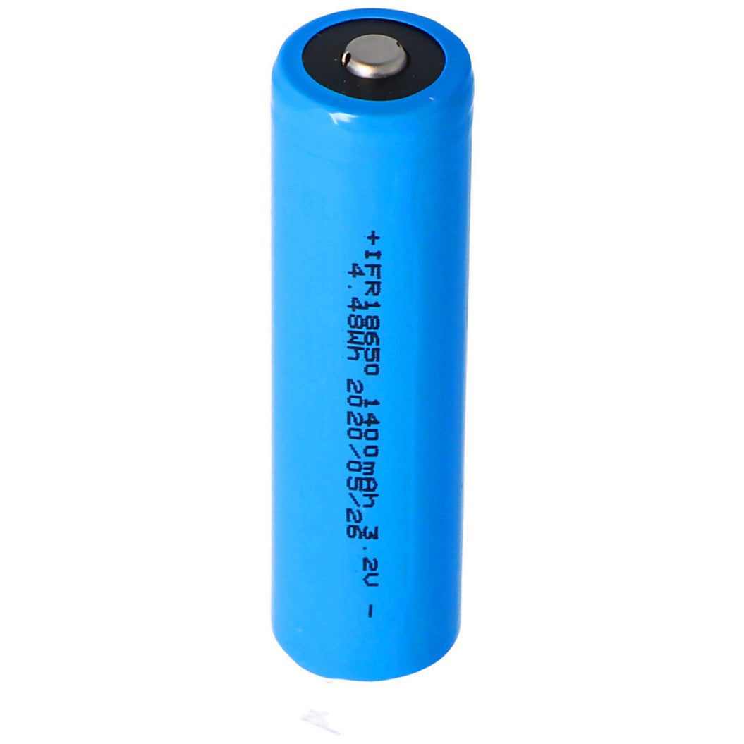 3.2V 1400mAh ソーラーバッテリー 18650 LiFePO4 リチウム鉄リン酸バッテリー