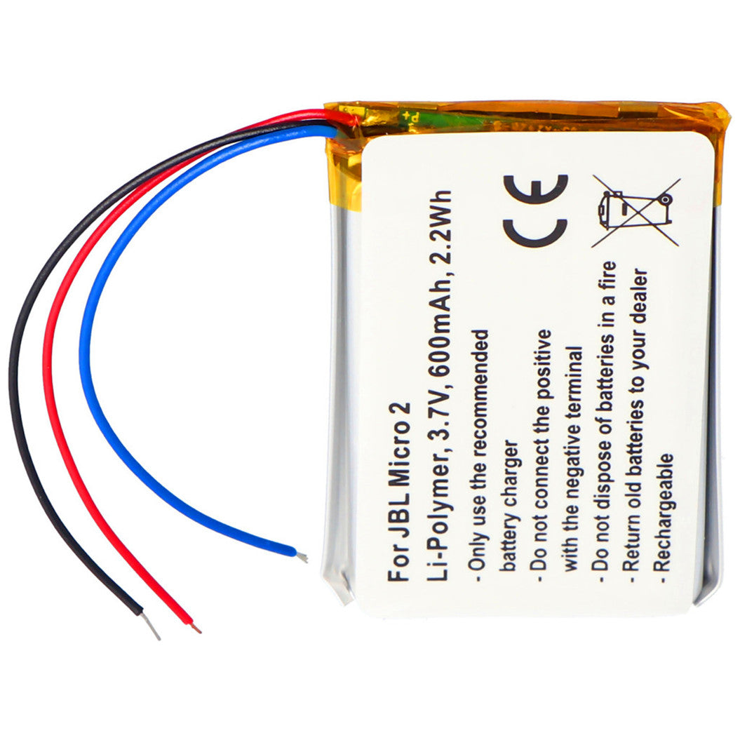 3.7V 600mAh 2.2Wh battery for JBL Micro 2