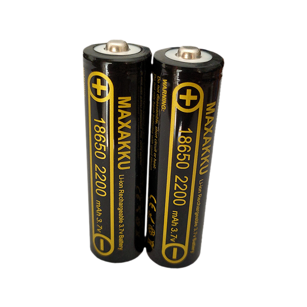 Batería recargable 18650 3.7V 2200mAh