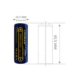 2pcs 26650 5000mAh high capacity lithium-ion battery Lii-50A 3.7V 26650-50A flashlight battery 20A new packaging