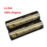 2pcs 100% original high quality 18650 battery 3.7V 3400mAh 18650 flashlight battery