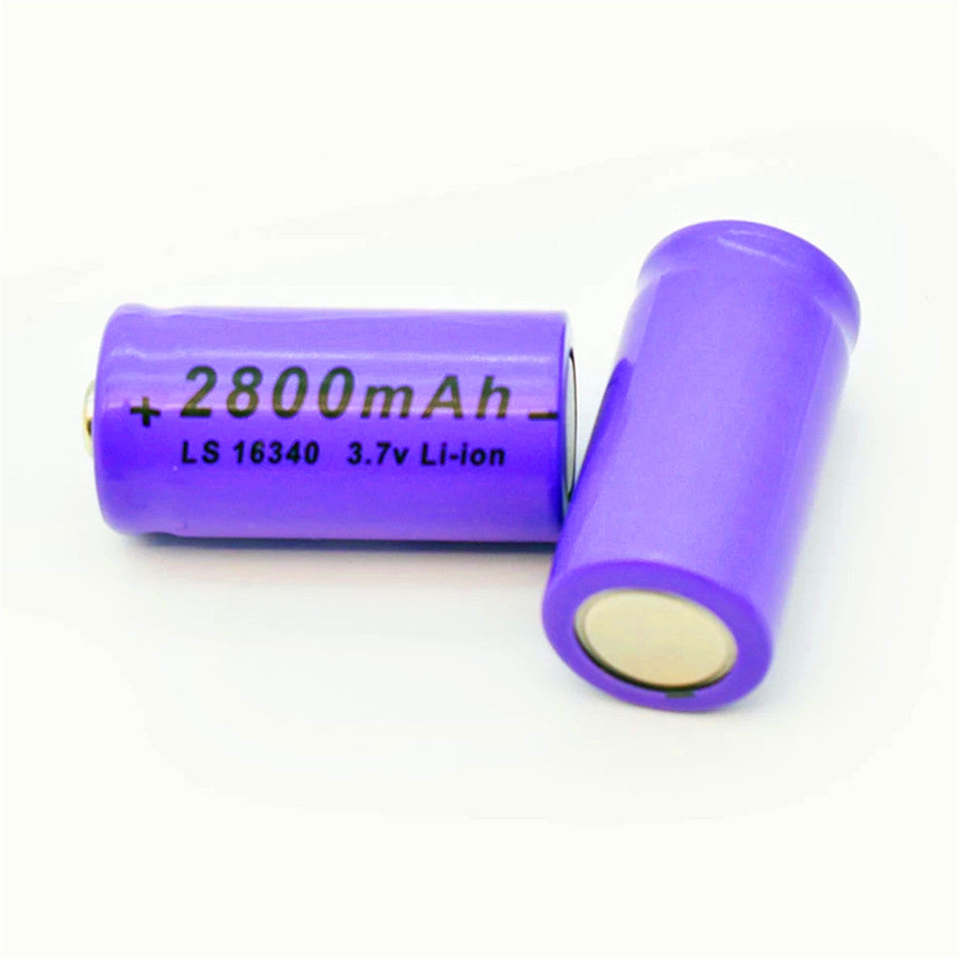 4個セット 100% 新品 2800mAh リチウムイオン 16340 バッテリー ユニバーサル ALBC LED フラッシュライト エキスパート 2800mAh LS 16340 3.7V リチウムイオン