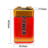 10PCS 6F22 overweight 9V battery original high quality carbon-zinc battery