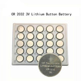 25PCS CR2032 3V Button Battery BR2032 DL2032 ECR2032 Lithium Button Battery 3V CR 2032 Watch Toy Remote Control