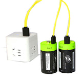 D size 1.5 V 4000 mAh micro USB lithium battery Pilha multifunctional lithium polymer