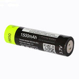 2 pieces 18650 3.7V 1500 mAh micro-USB rechargeable lithium polymer batteries for remote control transmitter parts