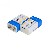 2 pieces 9 V 1000mAh Li-Ion Micro USB Li-Ion battery multimeter, microphone, toys, remote control, KTV use