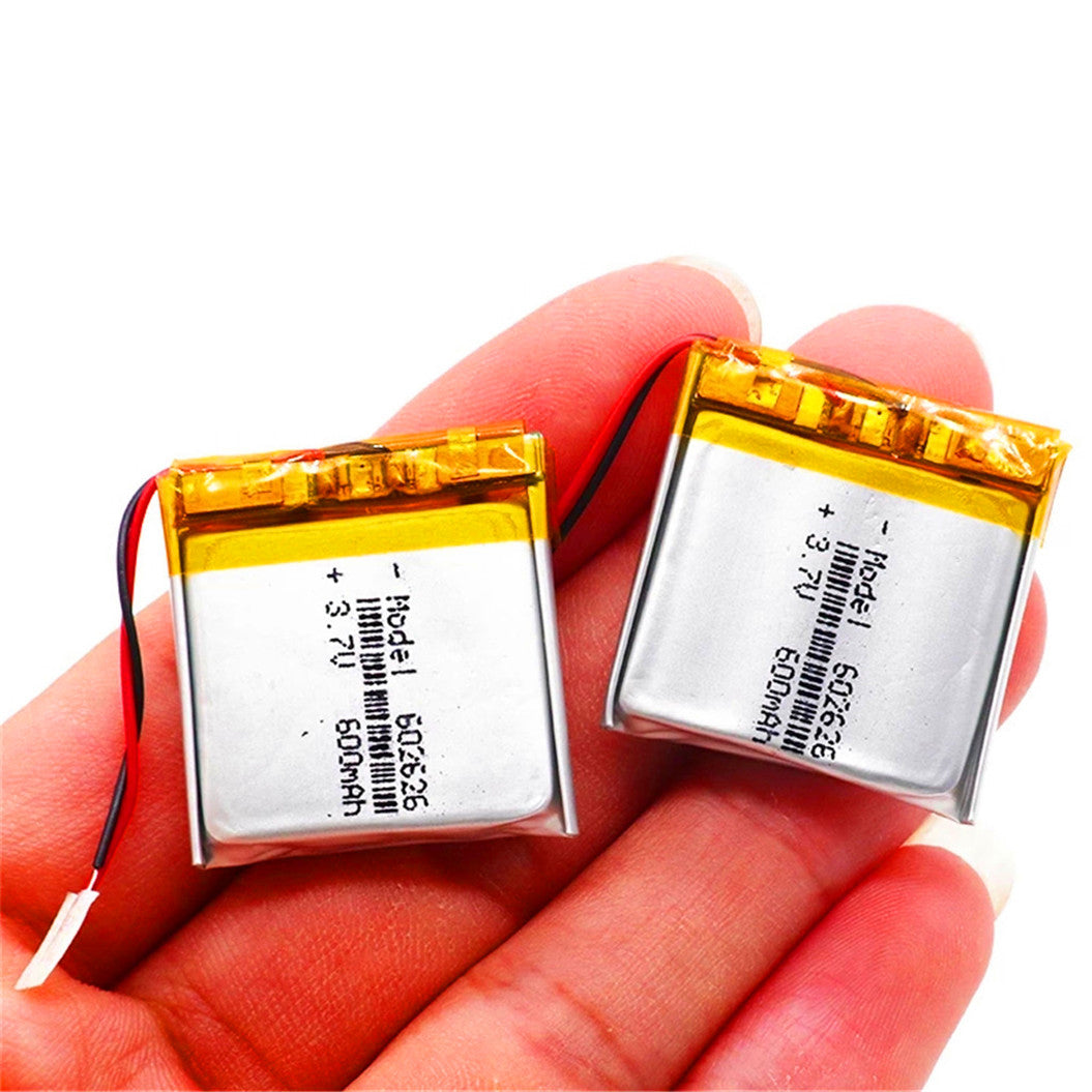 4 pieces 600mAH 602626 PLIB polymer lithium ion lithium ion batteries for Smartwatch GPS