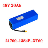 48V 1500W Original 48V 20AH Electric Bike Battery Bike Powerful Electric Bike Battery XT60