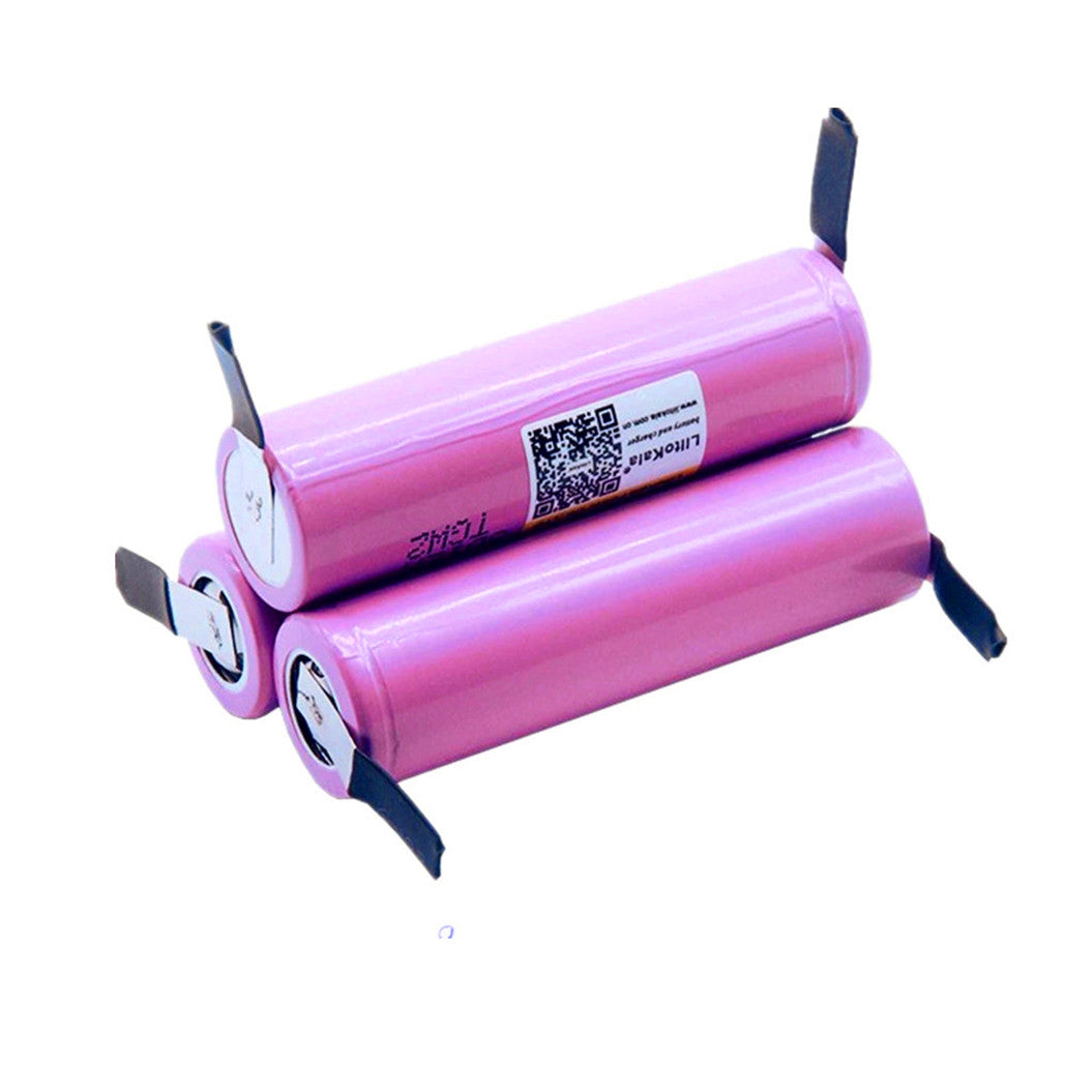 6 pieces 18650 2600mAh battery ICR18650-26FM 20A lithium ion battery discharged 15A battery DIY nickel