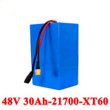 48V 30ah power supply 30A BMS battery XT60 21700 lithium battery for electric bike electric scooter