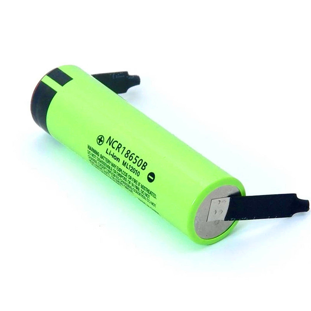 10pcs NCR18650B 3.7V 3400 mAh 18650 のリチウム電池、溶接のニッケル シート電池