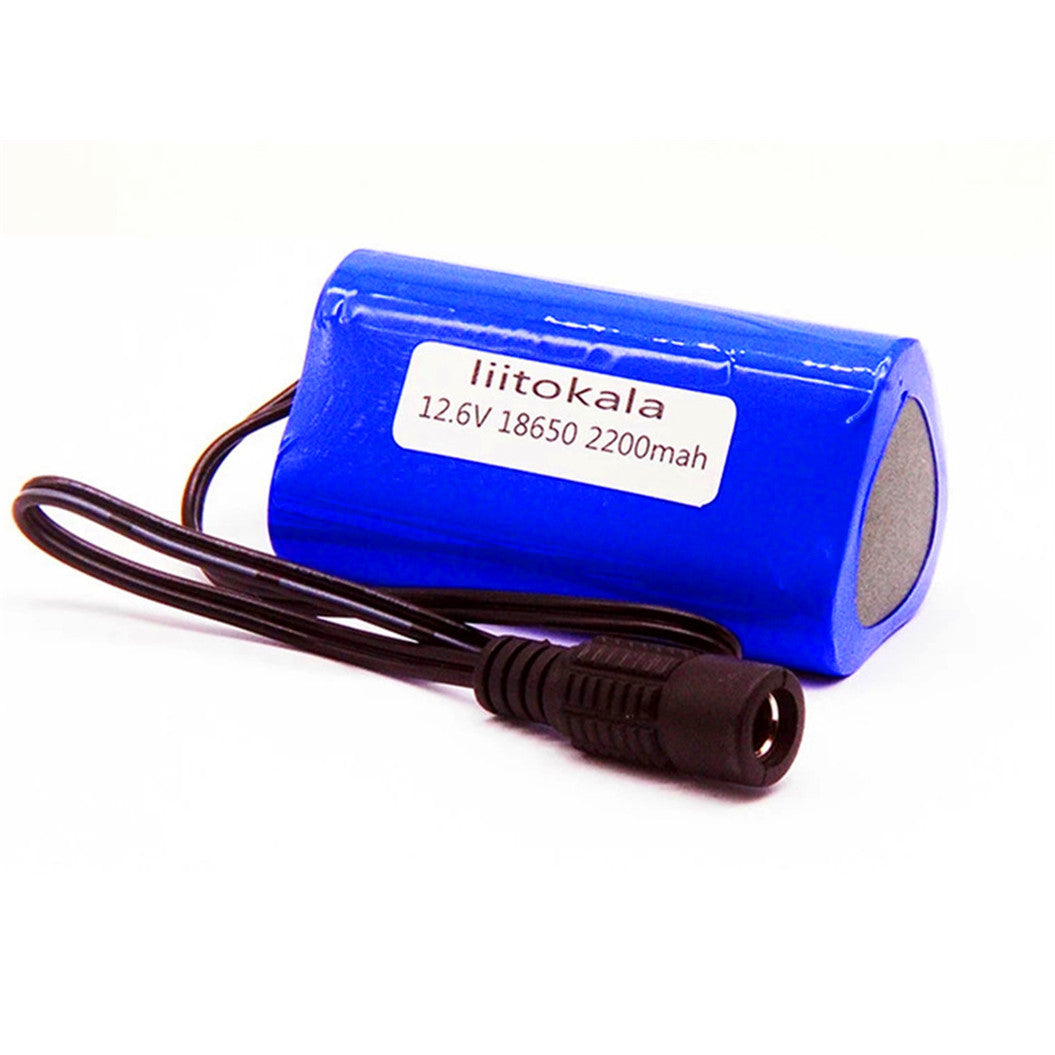 High quality portable 12V 2200mAH 18650 rechargeable lithium battery for CCTV camera MID GPS