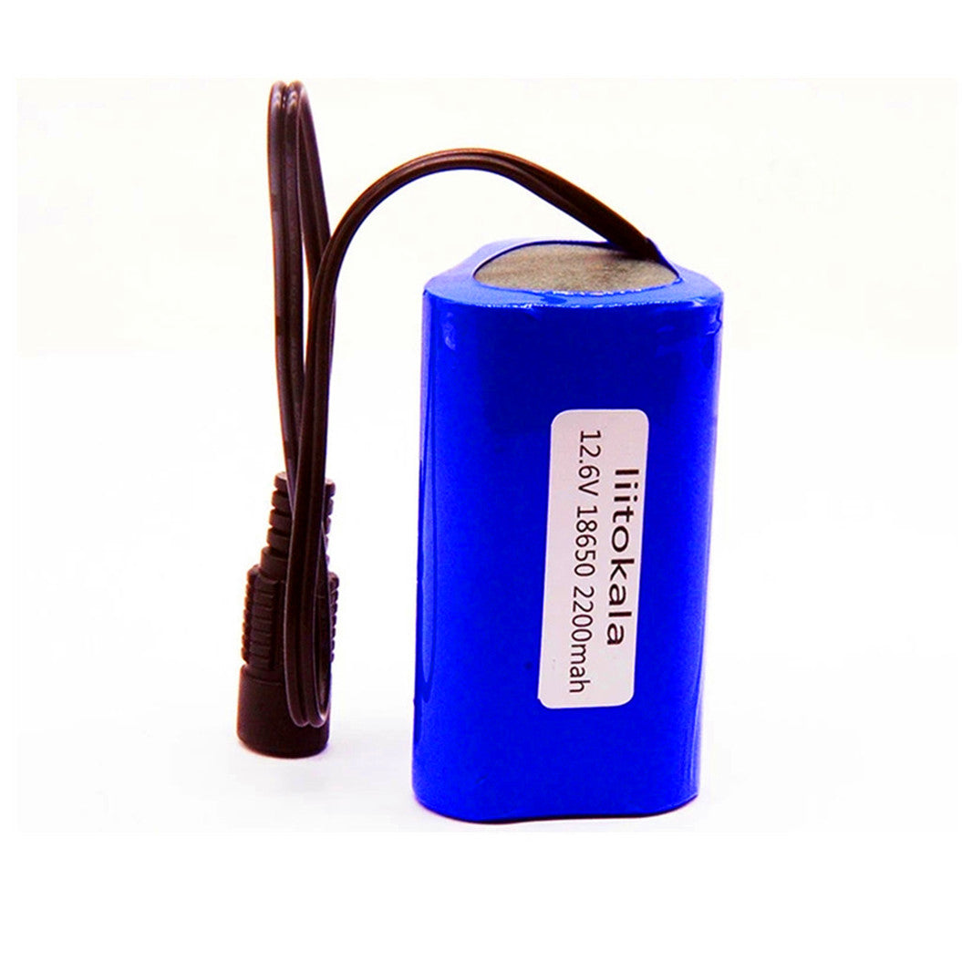 High quality portable 12V 2200mAH 18650 rechargeable lithium battery for CCTV camera MID GPS