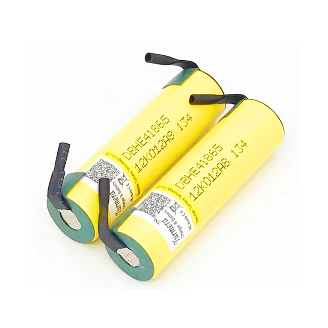 2pcs 2.5V 2500mAh 18650 HE4 Battery para Chaves de Impacto sem Fio e Bicicletas Elétricas
