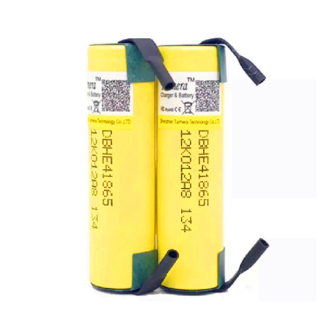 2pcs 2.5V 2500mAh 18650 HE4 Battery para Chaves de Impacto sem Fio e Bicicletas Elétricas