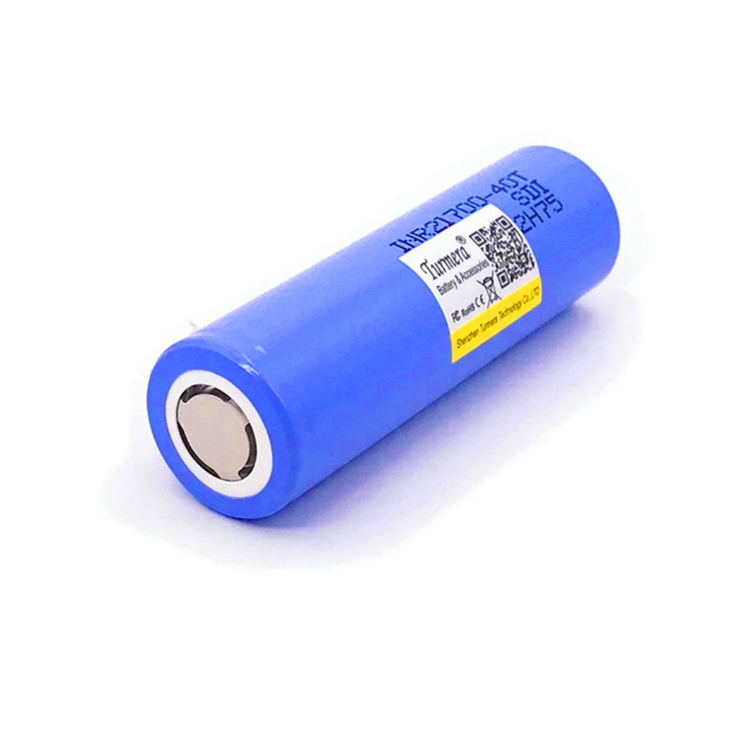 2개 세트 4000mAh 40A INR 21700 40T 충전식 리튬 배터리 진공청소기 및 Turmera용
