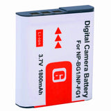 2 pieces 3.7v 1800mah for SONY Cyber -shot