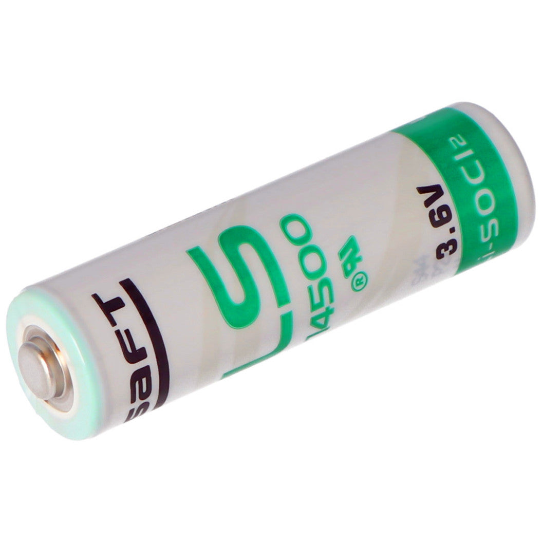 LS14500 lithium battery Li-SOCI2, size AA LS14500, FT25BT up to 2600mAh