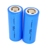 2 pieces 26650 battery 5000mah - 5500mAh 3.7V Li-ion for Flashlight Power Bank